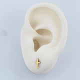 Topos Cruz 0.7gr / 7.25mm Oro Amarillo 18K %