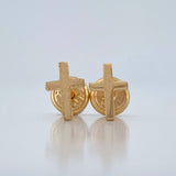 Topos Cruz 0.7gr / 7.25mm Oro Amarillo 18K %