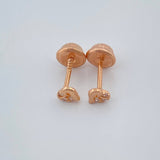 Topos Silueta Corazon 0.55gr / Oro Rosa 18K %