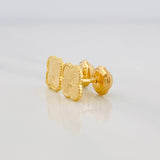 Topos Trebol 1.05g / in / 6.3mm Oro Amarillo 18K