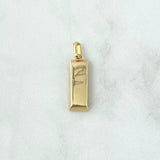 Pendant Ingot 3.1gr / 2.5cm / 18K Yellow Gold *