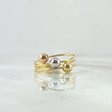 Orion Belt Ring 2.45gr / T8 / Three 18K Golds ©