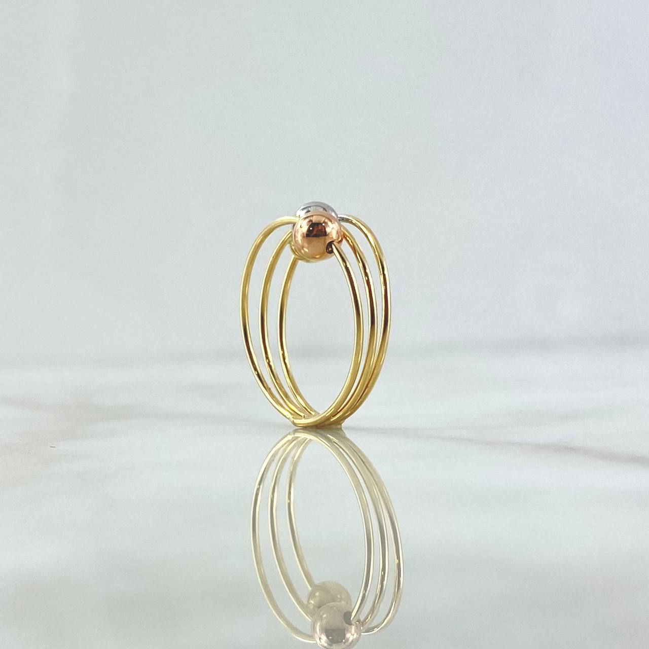 Anillo Cinturon De Orion 1.5gr / T8 / Oro 18K -