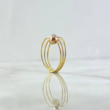 Orion Belt Ring 1.4gr / Size 7 1/4 / 18K Gold -