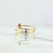 Anillo Cinturon De Orion 1.5gr / T8 / Oro 18K -