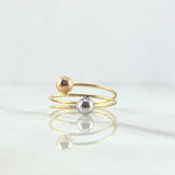 Anillo Cinturon De Orion 1.5gr / T8 / Oro 18K -