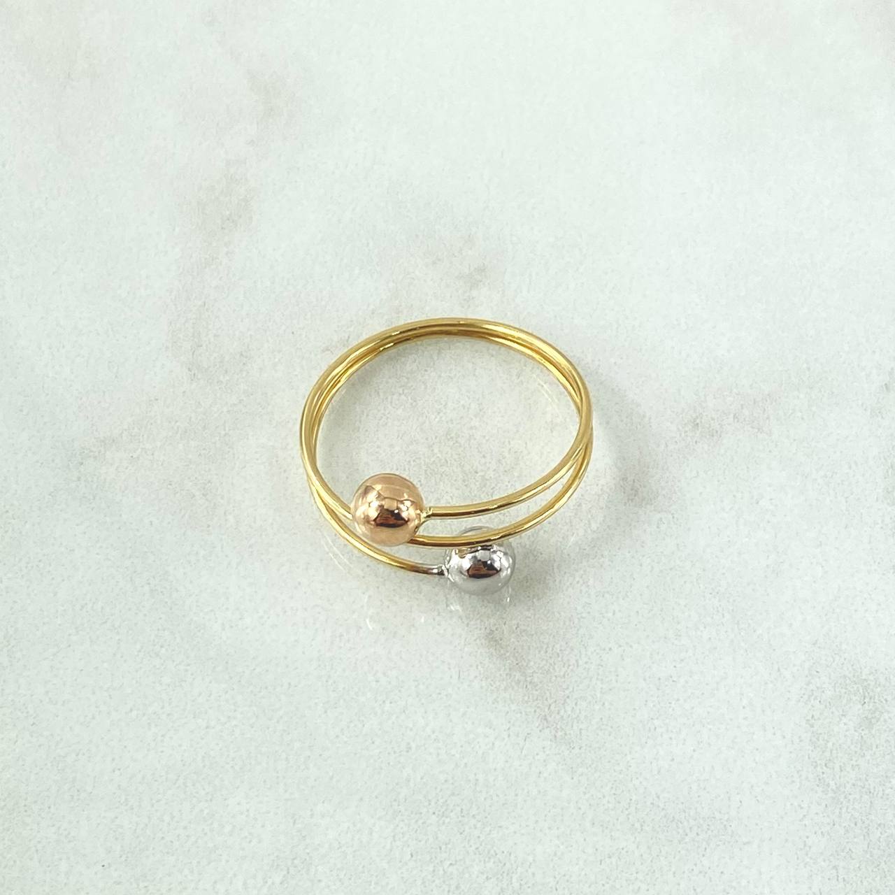 Orion Belt Ring 1.4gr / Size 7 1/4 / 18K Gold -