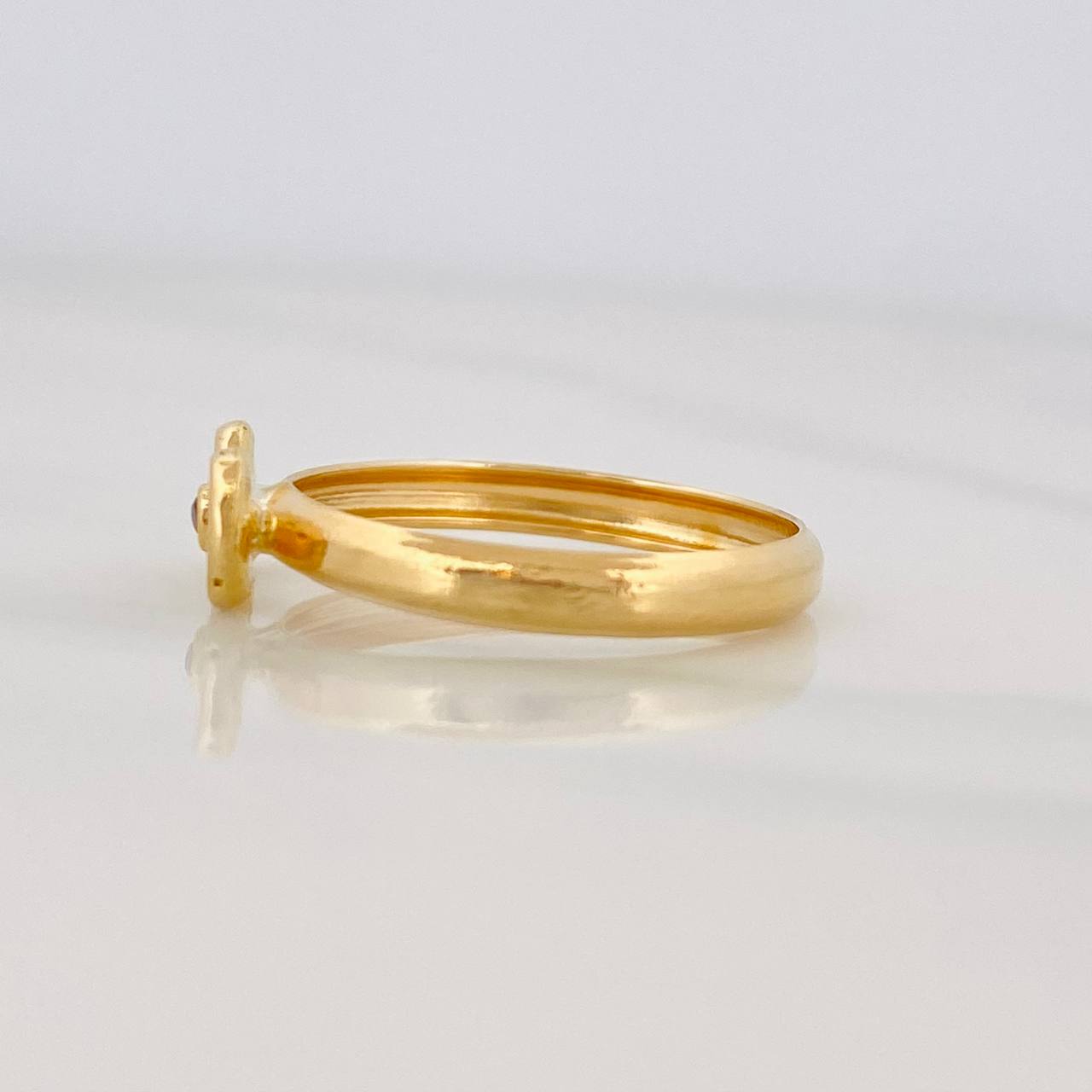 Bow Ring 1.2g / T 5 1/4 Yellow Gold 18K