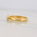 Bow Ring 1.2g / T 5 1/4 Yellow Gold 18K