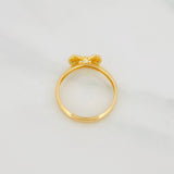 Bow Ring 1.2g / T 5 1/4 Yellow Gold 18K