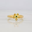 Flower Ring 1g / T7 1/2 Yellow Gold 18K
