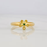 Flower Ring 1g / T7 1/2 Yellow Gold 18K