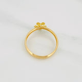 Flower Ring 1g / T7 1/2 Yellow Gold 18K