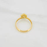 Anillo Trebol 1.4g / T7 1/4 Oro Amarillo 18K