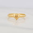 Heart Ring 0.9g / T8 1/2 Yellow Gold 18K