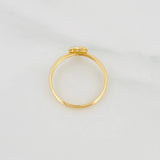 Heart Ring 0.9g / T8 1/2 Yellow Gold 18K
