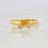 Bicycle Ring 1.05g / T8 Yellow Gold 18K