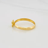 Anillo Bicicleta 1.15g / T8 1/4 Oro Amarillo 18K
