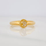 Star Ring 0.8g / T7 Yellow Gold 18K
