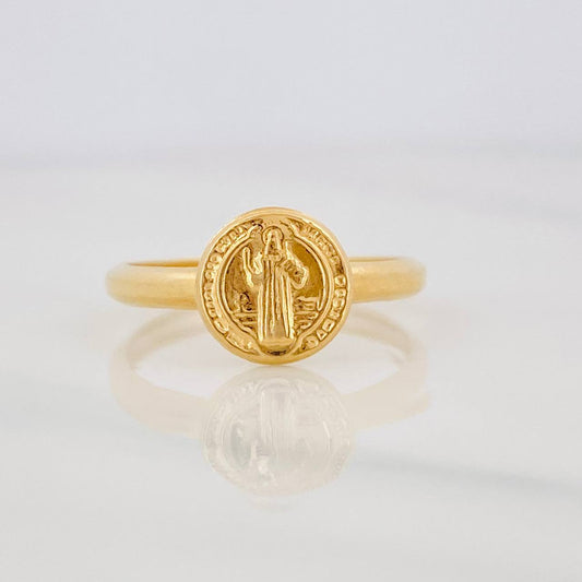 Anillo San Benito 0.95g / T6 1/2 Oro Amarillo 18K