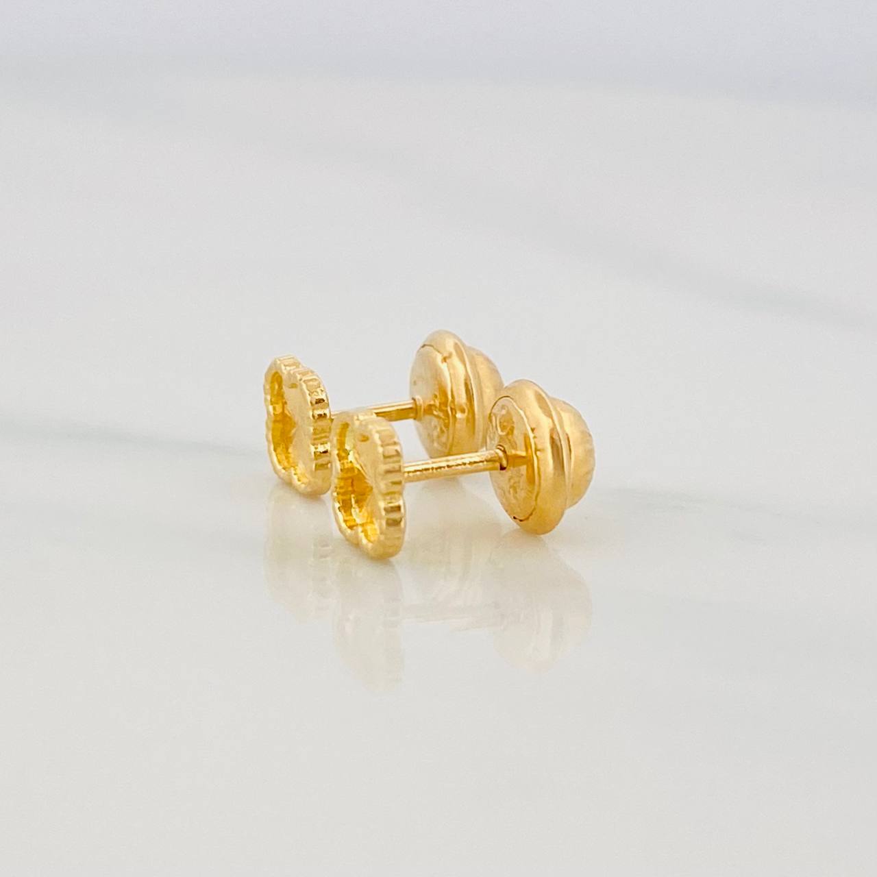 Topos Trebol 0.75g / in / 5mm Oro Amarillo 18K