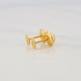 Topos Circulo Diamantado 0.55g / in / 2mm Oro Amarillo 18K
