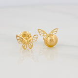 Topos Mariposa 0.65g / in / 4.7mm Oro Amarillo 18K