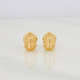 Topos Virgen de Guadalupe 0.7g / in / 8mm Oro Amarillo 18K