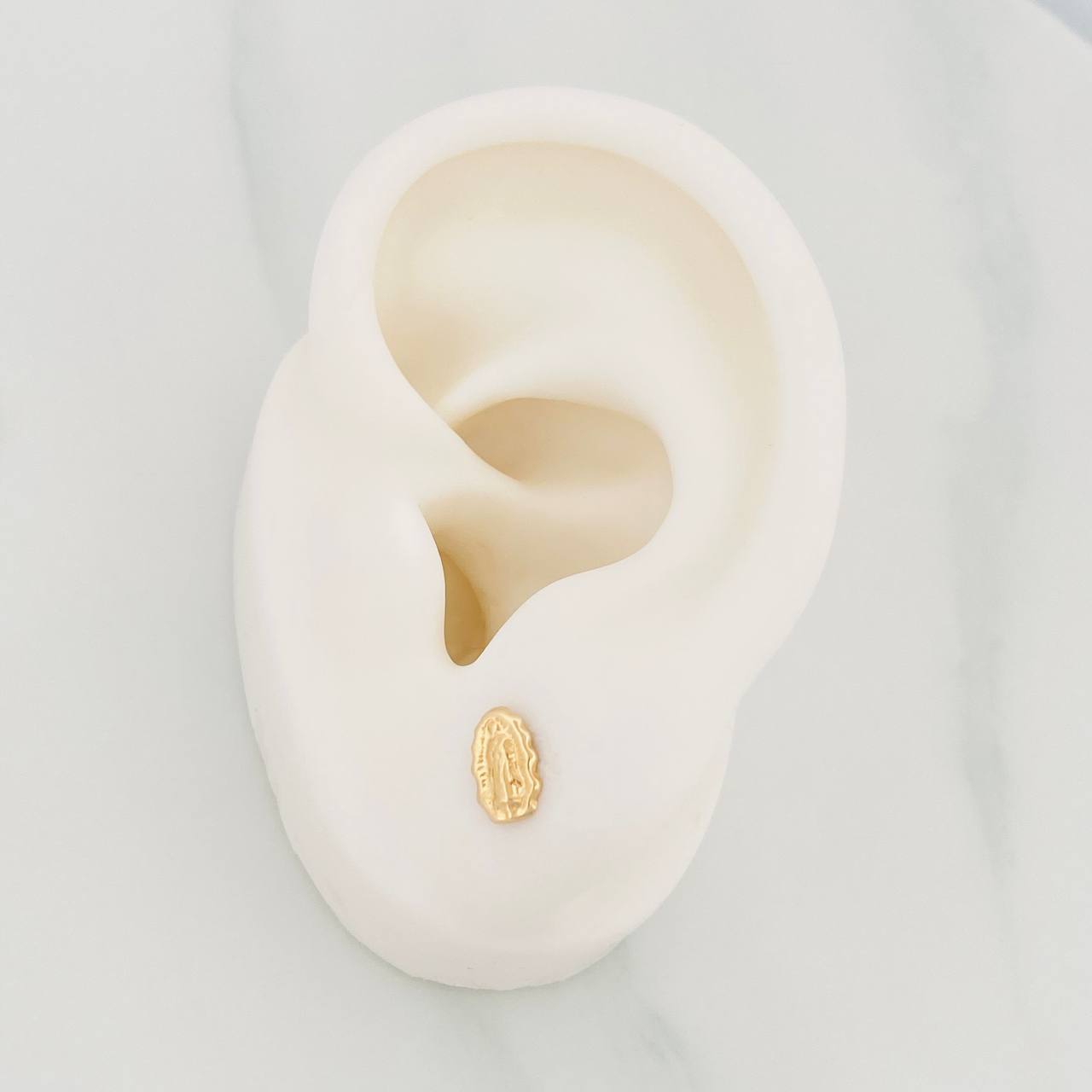 Topos Virgen de Guadalupe 0.65g / in / 6mm Oro Amarillo 18K