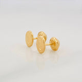 Topos Virgen de Guadalupe 0.65g / in / 5mm Oro Amarillo 18K