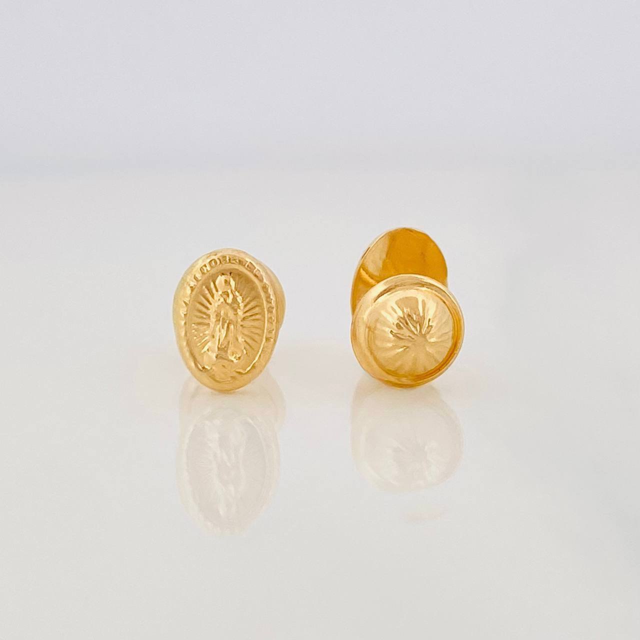 Topos Virgen de Guadalupe 0.65g / in / 5mm Oro Amarillo 18K