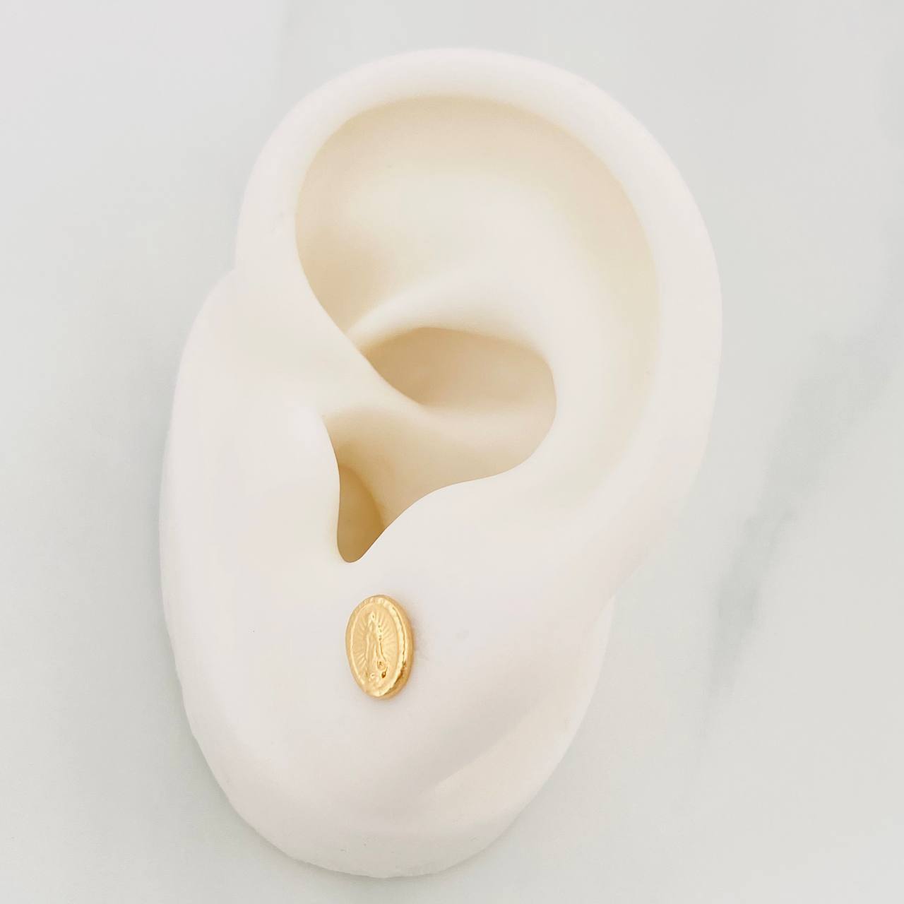 Topos Virgen de Guadalupe 0.65g / in / 5mm Oro Amarillo 18K