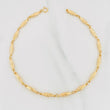 Tobillera Dubai 3.6g / 9 3/4 in / 3.7mm Oro Amarillo 18K