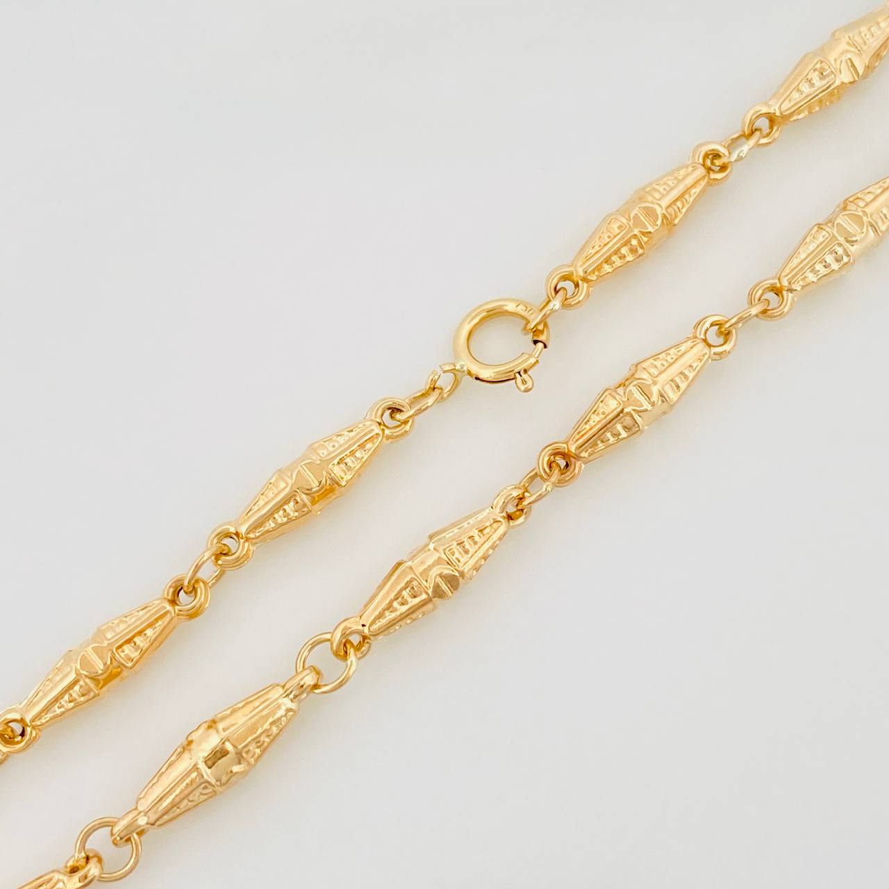 Cadena Dubai 9.3g / 24 in / 3.7mm Oro Amarillo 18K