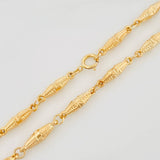 Cadena Dubai 9.3g / 24 in / 3.7mm Oro Amarillo 18K