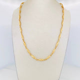 Cadena Dubai 9.3g / 24 in / 3.7mm Oro Amarillo 18K