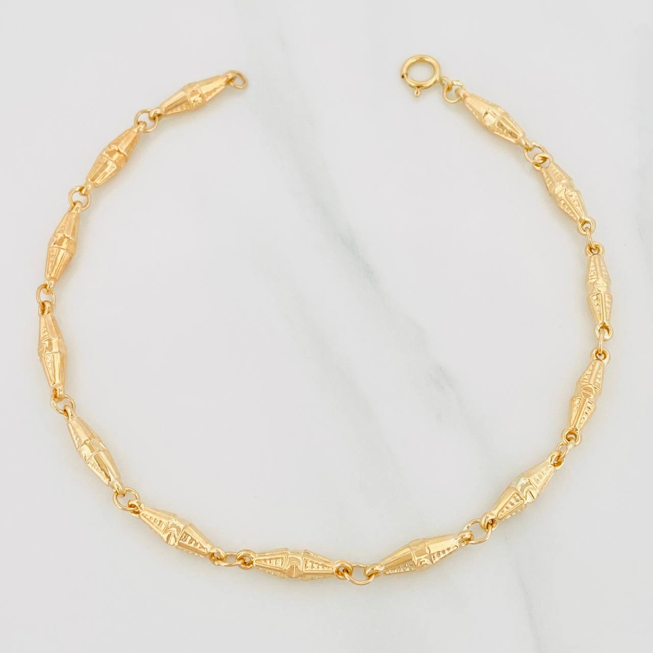 Bracelet Dubai 3.15g / 8 1/4 in / 3.7mm Yellow Gold 18K