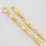 Tobillera Dubai 4g / 10 1/4 in / 3.7mm Oro Amarillo 18K