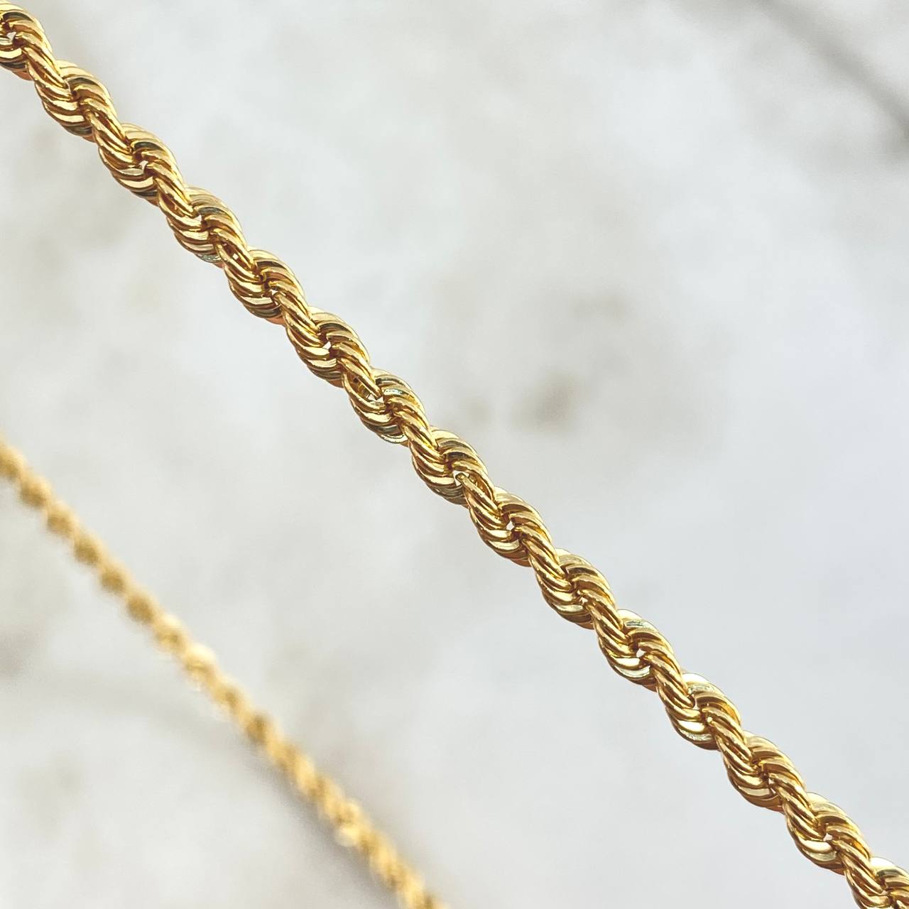 Rope Chain 8.35gr / 60cm / 3.3mm Yellow Gold +3 18K