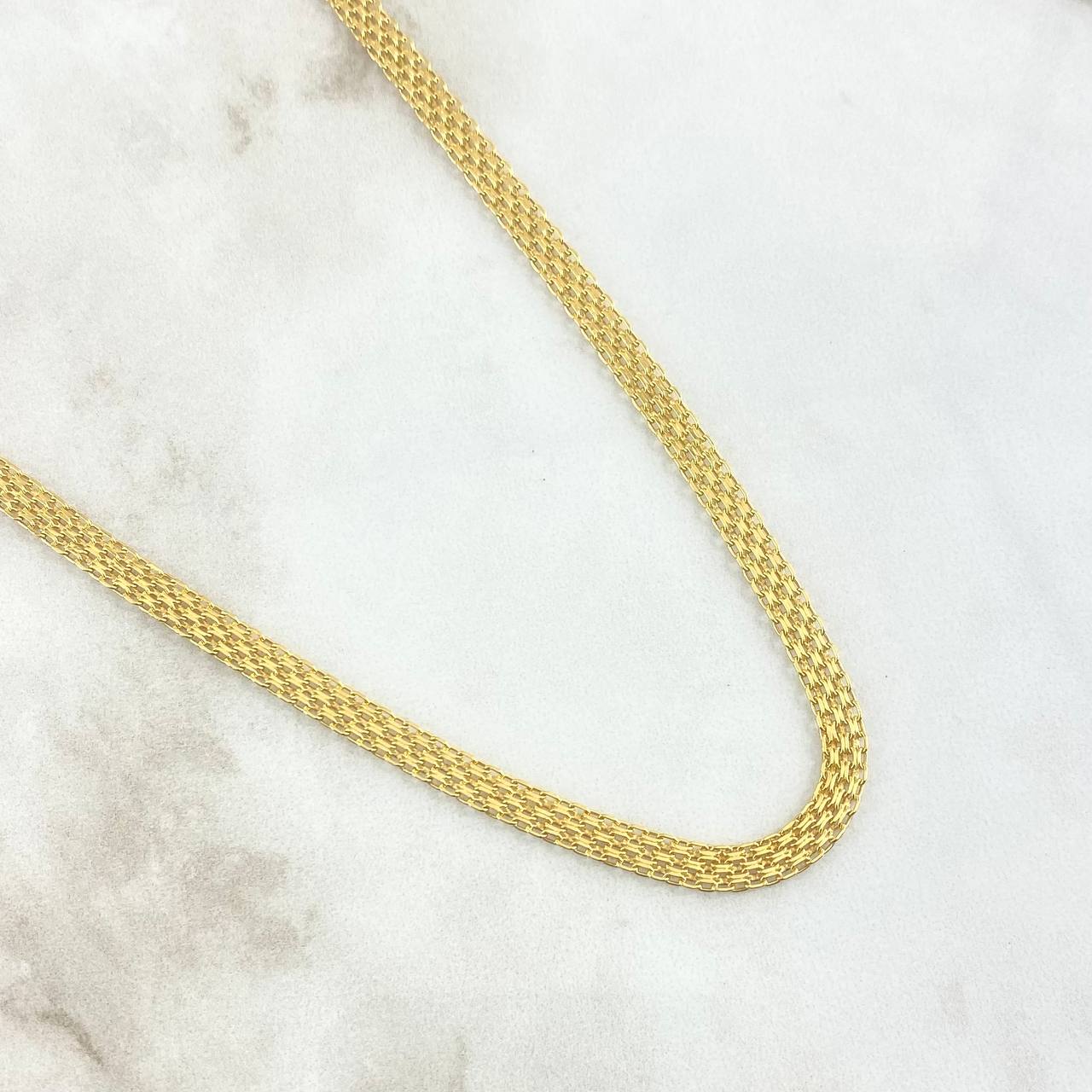 Cadena China 15.65gr / 23 1/2 in / 5mm Oro Amarillo +1 18K