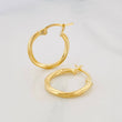 Hoop Earrings Mary 1.1g / 3/4 in Yellow Gold 18K