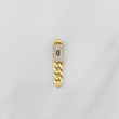 Cuban Infinity Pendant 1.55g / 3/4 in Two-Tone Yellow White 18K