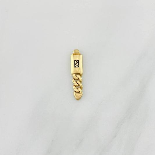 Dije Cubana Infinito 1.45g / 1 1/4 in Oro Amarillo 18K