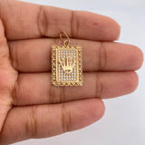 Dije Corona 2.7gr / 1 1/4 in / Oro Amarillo 18K %