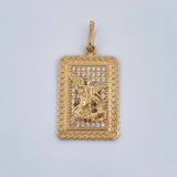 Dije San Miguel Arcangel 3.55gr / 1 1/4 in / Oro Amarillo 18K %