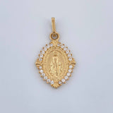 Dije Virgen Milagrosa 2.05gr / 1 in / Oro Amarillo 18K &