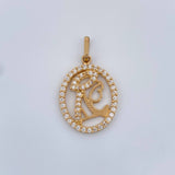 Dije Virgen Maria 2.2gr / 1 in / Oro Amarillo 18K %