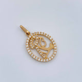 Dije Virgen Maria 2.2gr / 1 in / Oro Amarillo 18K %