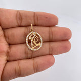 Dije Virgen Maria 2.2gr / 1 in / Oro Amarillo 18K %