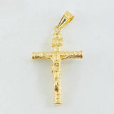 Dije Cruz Cristo 1.3gr / 1 1/2 in / Oro Amarillo 18K ©